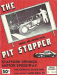 Programme cover of Stafford Motor Speedway, 22/06/1974