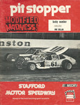 Programme cover of Stafford Motor Speedway, 13/07/1979