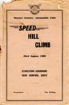 Programme cover of Stapleford Hill Climb, 23/08/1959