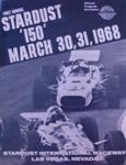 Programme cover of Stardust International Raceway, 31/03/1968