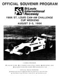 Programme cover of Gateway Motorsports Park, 03/08/1986