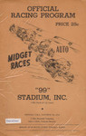 Programme cover of Stockton 99 Speedway, 1947