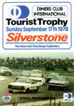 Programme cover of Silverstone Circuit, 17/09/1978