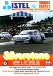 Programme cover of Silverstone Circuit, 06/09/1987