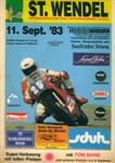 Programme cover of St. Wendel, 11/09/1983