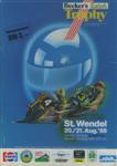 Programme cover of St. Wendel, 21/08/1988