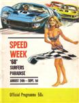 Programme cover of Surfers Paradise International Raceway, 01/09/1968