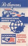 Programme cover of Surfers Paradise International Raceway, 29/02/1976