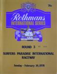 Surfers Paradise International Raceway, 19/02/1978
