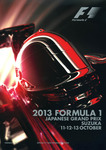Programme cover of Suzuka Circuit, 13/10/2013