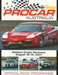 Programme cover of Sydney Motorsport Park, 19/08/2001