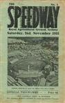 Programme cover of Sydney Showground Speedway, 02/11/1935