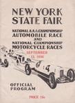 Programme cover of New York State Fairgrounds, 12/09/1936