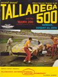 Programme cover of Talladega Superspeedway, 23/08/1970