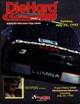 Programme cover of Talladega Superspeedway, 26/07/1992