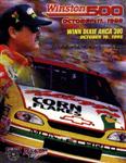 Programme cover of Talladega Superspeedway, 11/10/1998