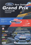 Programme cover of Teretonga Park, 05/01/2003
