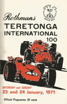 Programme cover of Teretonga Park, 24/01/1971