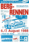 Programme cover of Teufelsrutsch Hill Climb, 07/08/1988