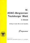 Programme cover of Teutoburger Wald Hill Climb, 28/04/1968