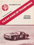Programme cover of Texas World Speedway, 15/10/1977