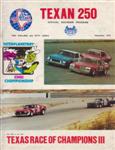 Programme cover of Texas World Speedway, 12/11/1978