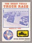 Programme cover of Texas World Speedway, 21/03/1982