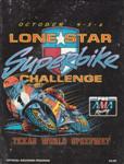 Programme cover of Texas World Speedway, 06/10/1991