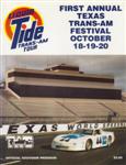 Programme cover of Texas World Speedway, 20/10/1991