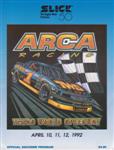 Programme cover of Texas World Speedway, 12/04/1992