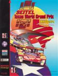 Programme cover of Texas World Speedway, 10/09/1995