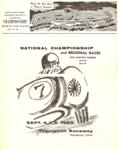 Programme cover of Thompson International Speedway, 06/09/1965
