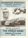 Programme cover of Thompson International Speedway, 02/11/1975