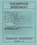 Programme cover of Thompson International Speedway, 02/05/1976