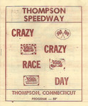 Programme cover of Thompson International Speedway, 19/09/1976