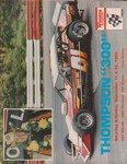 Programme cover of Thompson International Speedway, 12/09/1982