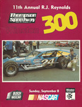 Programme cover of Thompson International Speedway, 08/09/1985