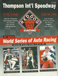 Programme cover of Thompson International Speedway, 20/10/1996