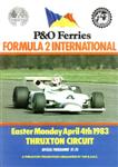 Programme cover of Thruxton Race Circuit, 04/04/1983