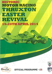 Programme cover of Thruxton Race Circuit, 20/04/2014