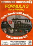 Programme cover of Thruxton Race Circuit, 20/04/1987