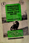 Programme cover of Thruxton Race Circuit, 27/08/1950