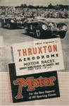 Programme cover of Thruxton Race Circuit, 04/08/1952