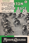 Programme cover of Thruxton Race Circuit, 25/06/1955