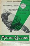 Programme cover of Thruxton Race Circuit, 07/04/1958