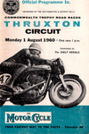 Programme cover of Thruxton Race Circuit, 01/08/1960
