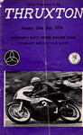 Programme cover of Thruxton Race Circuit, 26/07/1970