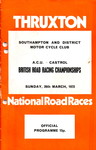 Programme cover of Thruxton Race Circuit, 26/03/1972
