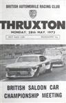 Programme cover of Thruxton Race Circuit, 28/05/1973