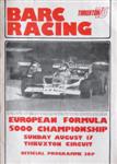 Programme cover of Thruxton Race Circuit, 17/08/1975